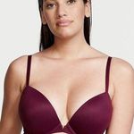 Victoria's Secret Victoria’s Secret Size 36D Bra Lined Demi T-Shirt Coverage Underwire Burgundy Photo 0