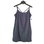 Columbia New M Pleasant Creek Tennis Dress Built In Bra Shorts Dark Blue Medium Photo 3