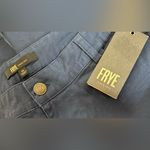 Frye NWT  Nightfall Navy Wide Leg Raw Hem Boho Pants Size 14 Photo 2