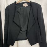Loft Woven Black Blazer Photo 0