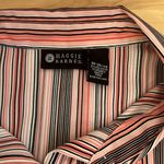 Maggie Barnes  Stripped Button up Women’s Blouse Top Shirt Size 3X Photo 3
