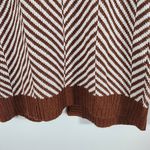 Fortune + Ivy Brown White Cardigan Sweater Size Small NWOT Brown Open Cardigan Photo 6
