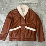 BLANK NYC Faux Shearling & Faux Leather Jacket, Rainmaker Size XL New w/Tag Photo 5