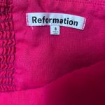 Reformation Strapless Fuchsia Dress Photo 5