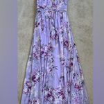 Lulus Heavenly Hues Floral Sleeveless Lavender Maxi Dress in Women's Small Purple Photo 2