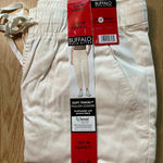 New Womens Buffalo David Britton Soft Tencel Lyocell Pull on Jogger Cream Medium Photo 0