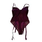 Victoria's Secret Burgundy Velvet Teddy Bodysuit
Vintage, Sz 36B Photo 11
