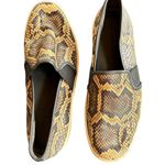 Vince Blair Snakeskin Embossed Leather Slip-On Comfort Sneaker Senegal Womens 8 Photo 0
