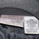 kim rogers  Signature Petite Black Button Front Blazer Photo 4