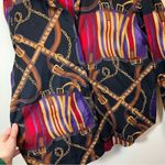 Ralph Lauren ✨ Lauren  Vintage Women’s Equestrian Gold Chain Long Sleeve PM Photo 5