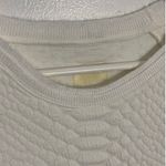 Mother Jeans Cream cotton textured sweater size xs Photo 1
