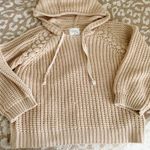 Ruby and Jenna  Knit Pullover Hoodie Photo 1