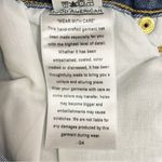 Good American  High Rise Button Fly Denim Shorts Blue Distressed Hem Size 4 | 27 Photo 6