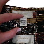Janine Haly Vintage 1990 Multicolor Paillette Italian Fabric Jacket Skirt Suit Black Size undefined Photo 11