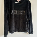 Juicy Couture Juicy‎ couture sleepwear Medium black velour studded top Photo 0
