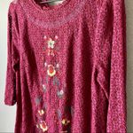 Umgee  Floral Lace Embroidered Top Photo 2