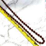 Burnt orange beaded vintage necklace Photo 5
