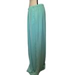 ZARA Trafalu Maxi Skirt Sz L Teal Fairy Boho Coastal Y2K Pull On Flowy Pockets Photo 6