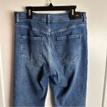 EXPRESS Blue Flare Wide Leg Jeans Photo 3
