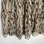 Apt. 9  Brown & Tan Pattern Flowy Midi Skirt Y2k Style Size 8 Photo 3