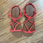 Aeropostale | Pink Strappy Flat Sandals Size 8 Photo 2