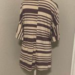 143 Story Purple and Cream Stripes Top Photo 1