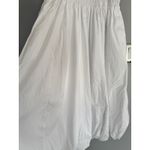 Madewell Melody Bubble Hem Smocked Midi Dress White Size XS Photo 7