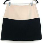Kate Spade  Two Tone Mini Skirt Black Cream Photo 0