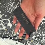 Versace  White Denim with Black Stitching Photo 6