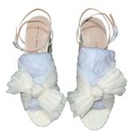 Loeffler Randall NEW NIB  Camellia Pearl Pleated Bow Heels Photo 4