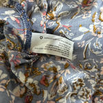 Isabel Maternity  by Ingrid & Isabel Womens Floral Button Up Top Flutter Sleeve Photo 5