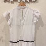 En Saison Aliza Tiered Babydoll Mini Dress in White Size Small NWT Photo 4