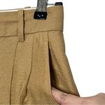 Wilfred Aritzia  Carrot Pants Women’s Size 2 Tan Tencel Linen High Rise Photo 5