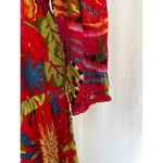 Farm Rio Women Size S Red Magic Forest Tropical Cotton Dress Boho Flowy Whimsy Photo 5