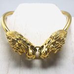 Head 18K gold plated dragon  bracelet Photo 4