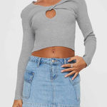Princess Polly  Denim Skirt Mini Photo 0