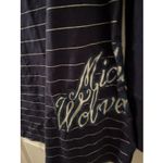 Michigan Wolverines Women's M Striped Hooded Shirt Size M G Photo 5