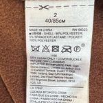 Banana Republic  Mini Skirt Women 2 Brown Faux Suede 70s Western Equestrian Photo 5