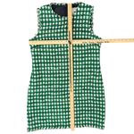 LK Bennett Linton for London Green White Tweed Sheath Sleeveless Dress Size 12 Photo 3