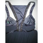 New Womens 6 NWT Lipsy London Dress Dark Gray Steel Beads Iron Queen Short Flowy Photo 6