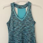 MPG Athletic Dress with Pockets & Shelf Bra Blue White Lite Black Size Small Photo 3