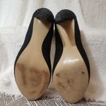 Nine West Suede Rhinestone Heels sz 8M Photo 5