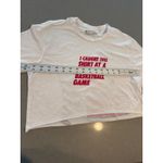 Under Armour Wisconsin Badgers Cropped T Shirt Womens Medium Red White Athletic Photo 1