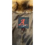 Adrienne Landau Brown Animal Print Faux Fur Lined Vest Pockets XS Oversized Photo 6