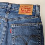 Levi's Wedgie Straight Jeans Medium Wash Blue Womens 24 High Rise Baggy Relaxed Photo 6
