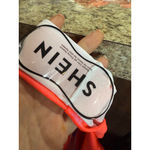 SheIn Women's Orange Shimmer Bikini Set L Photo 8