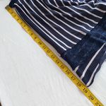 Suzanne Betro Weekend tunic blouse short lace sleeves stripes Size XLarge NWT Photo 1