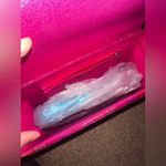 Embroidered and beaded sequin embellished pink multicolor party purse Photo 3