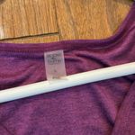 Beyond Yoga Beyond the Bump  purple faux wrap maternity top large Photo 2