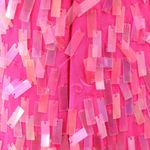 BCBG MaxAzria Hot Pink Silk Rectangular Sequin Sleeveless Mini Party Dress 12 Photo 7